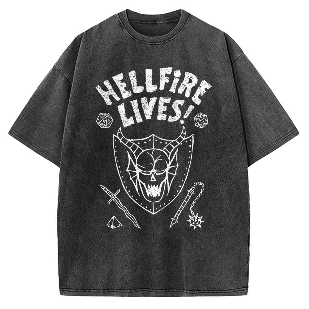 Hellfire Lives Vintage Washed T-shirt