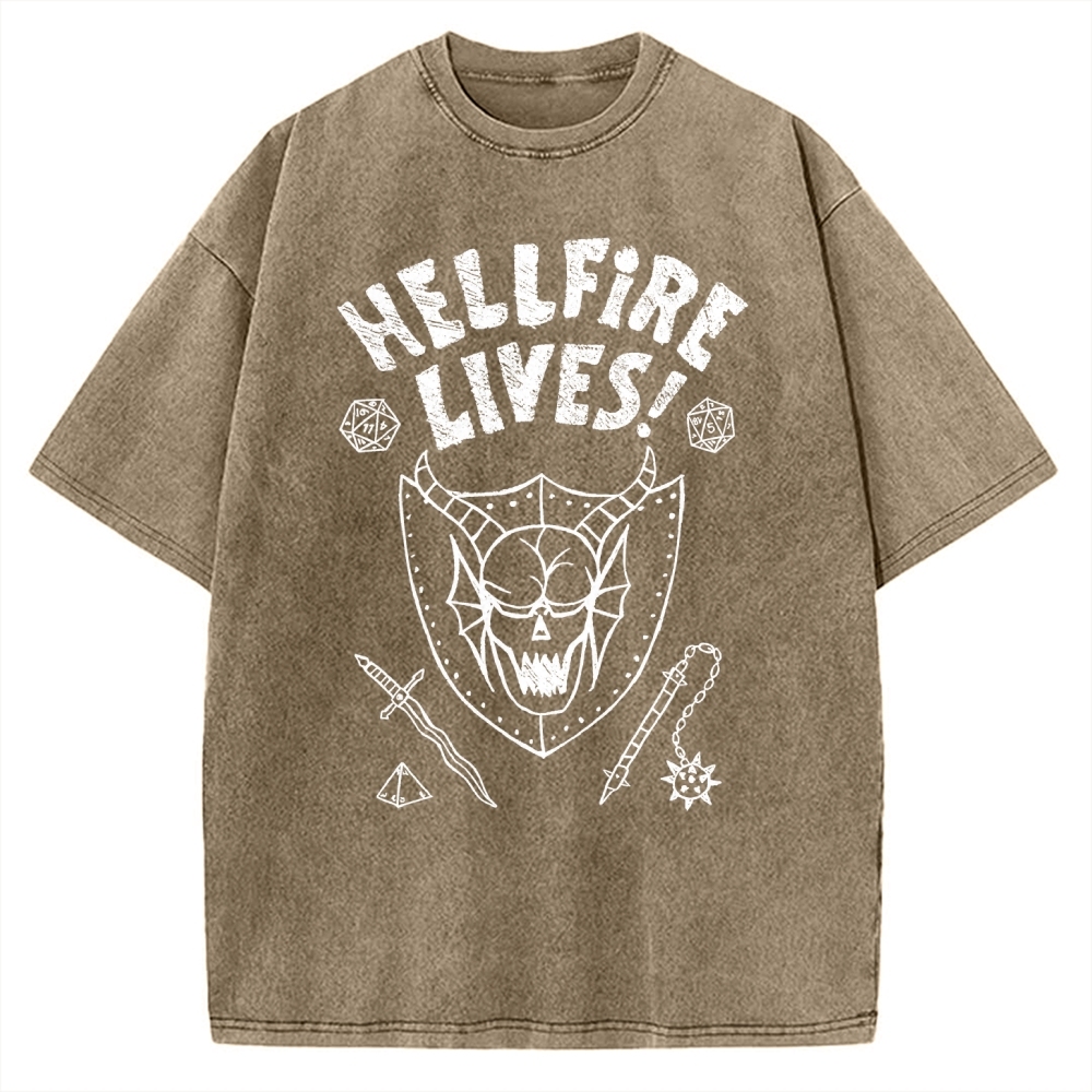 Hellfire Lives Vintage Washed T-shirt