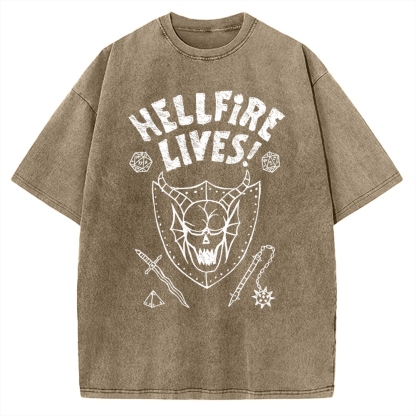 Hellfire Lives Vintage Washed T-shirt