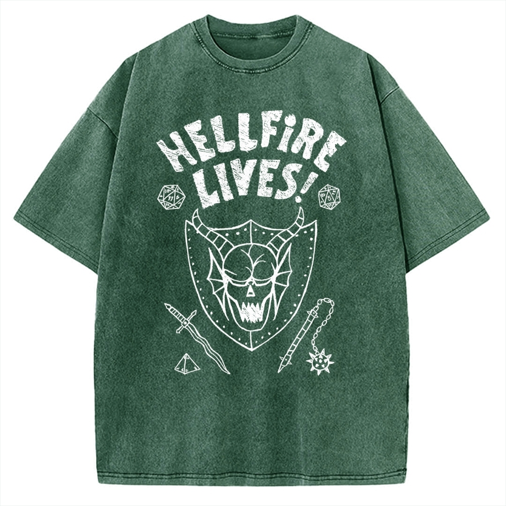 Hellfire Lives Vintage Washed T-shirt