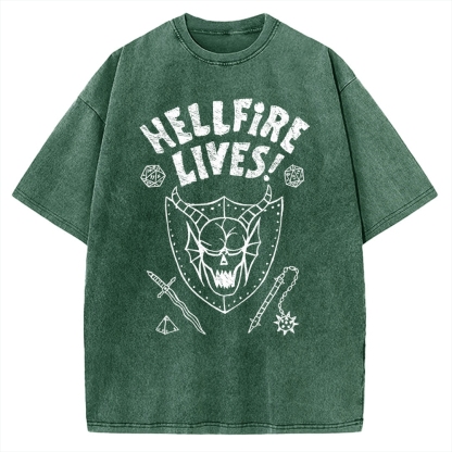 Hellfire Lives Vintage Washed T-shirt