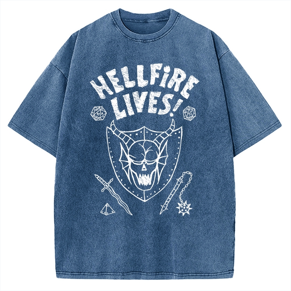 Hellfire Lives Vintage Washed T-shirt