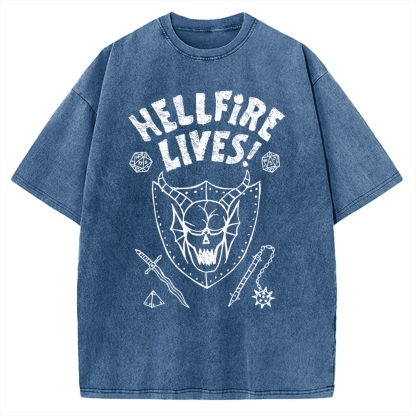 Hellfire Lives Vintage Washed T-shirt