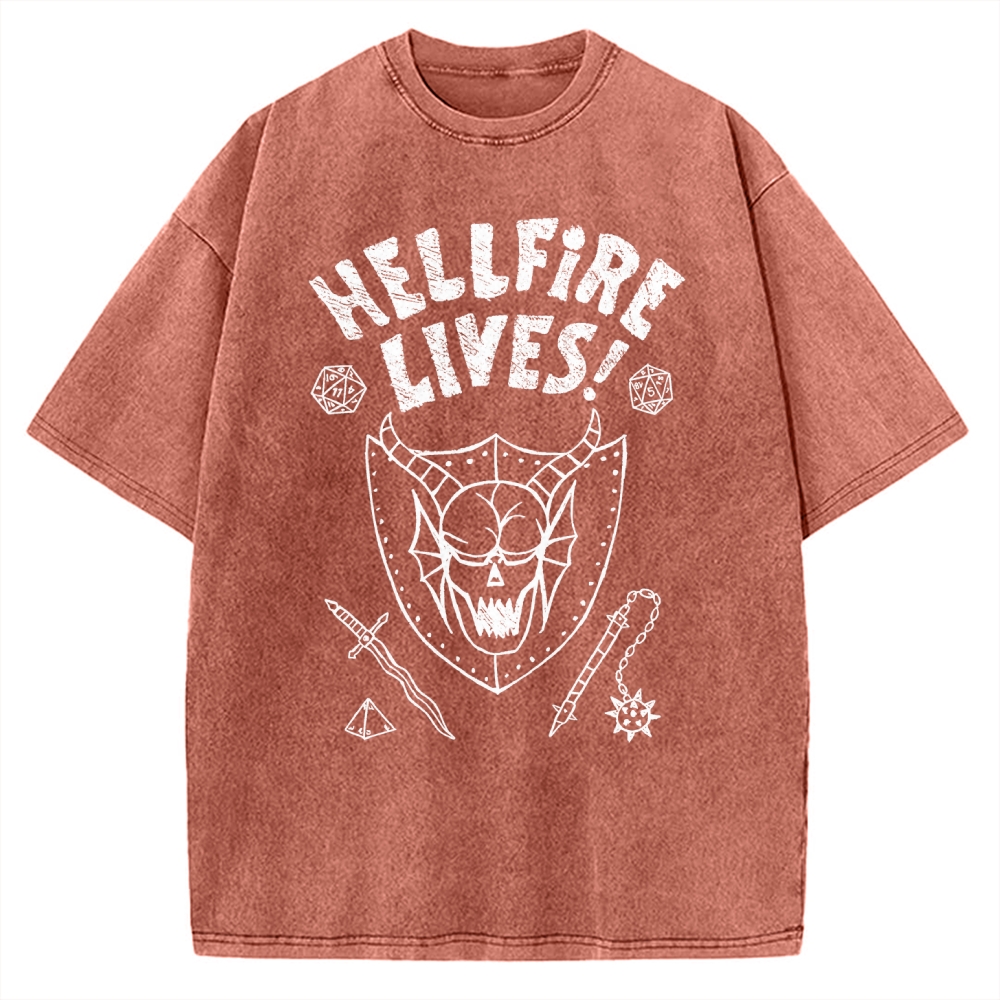 Hellfire Lives Vintage Washed T-shirt