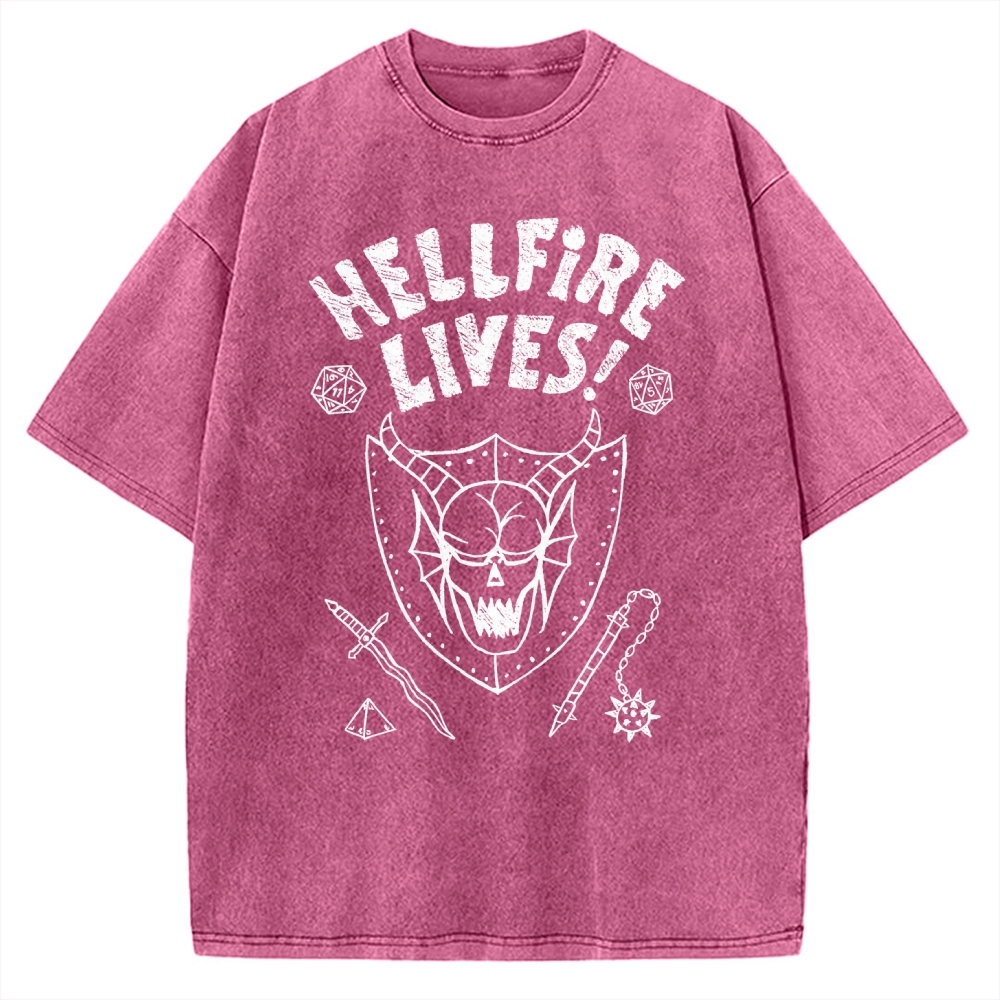 Hellfire Lives Vintage Washed T-shirt