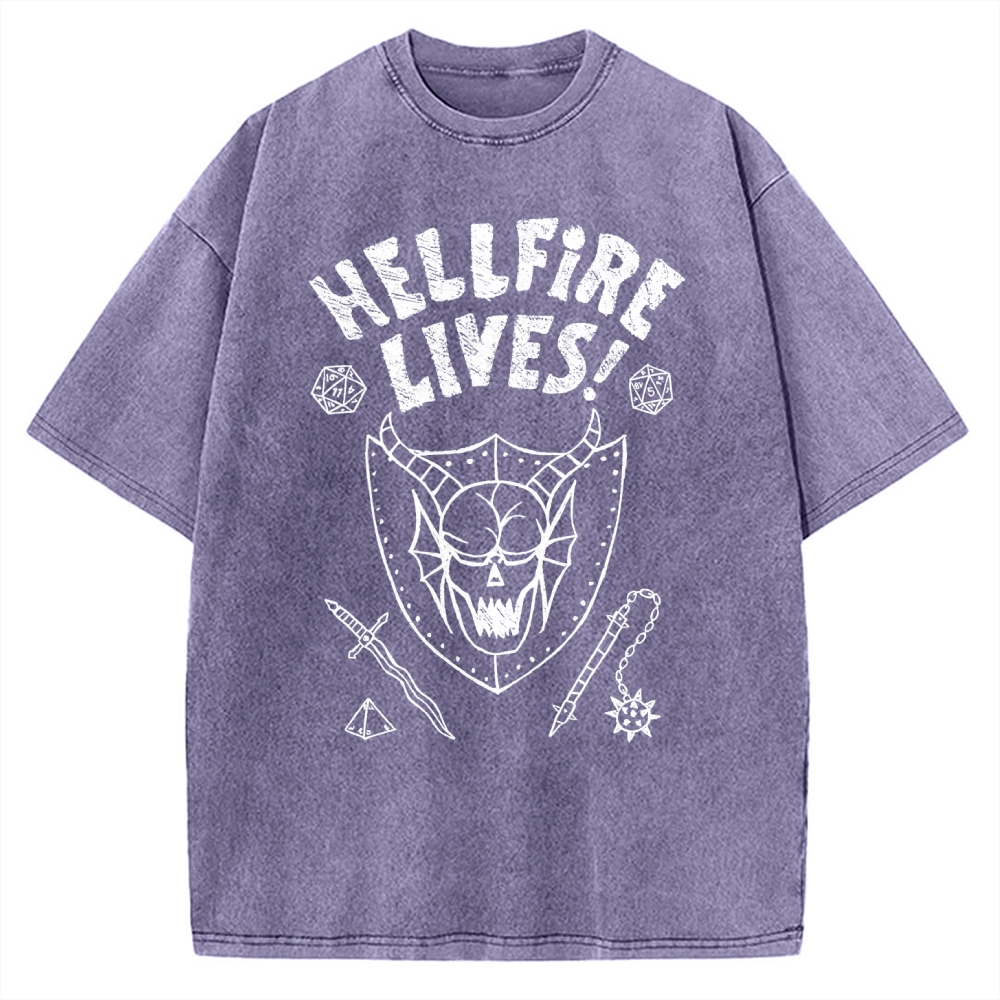 Hellfire Lives Vintage Washed T-shirt