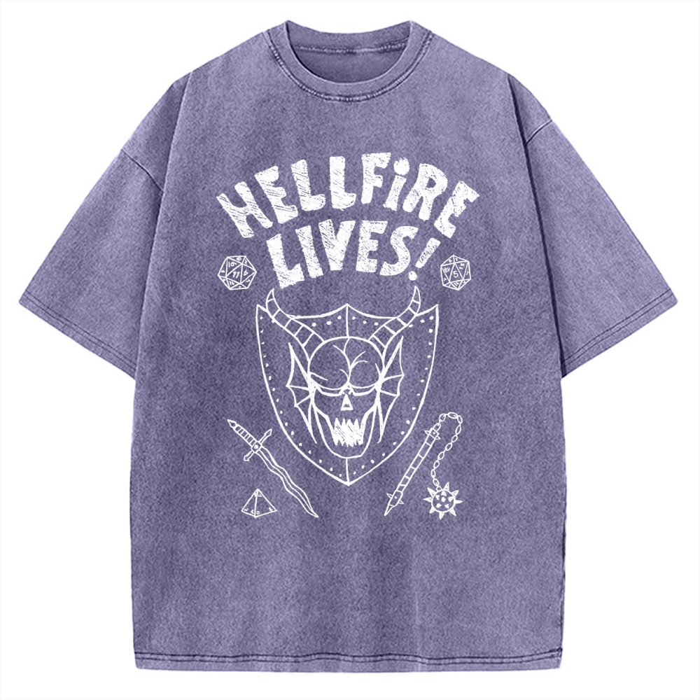 Hellfire Lives Vintage Washed T-shirt