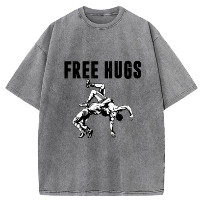 Free Hugs Vintage Washed T-shirt