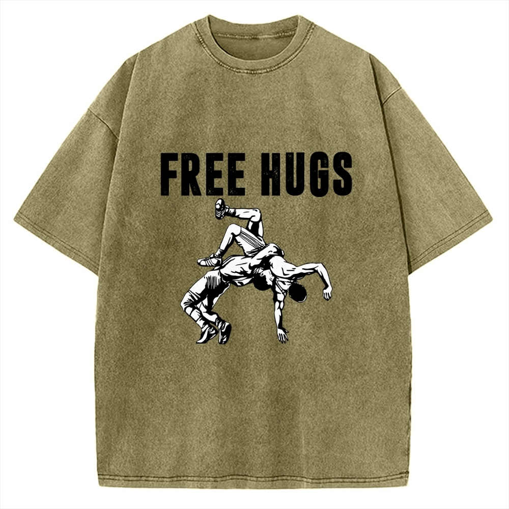 Free Hugs Vintage Washed T-shirt