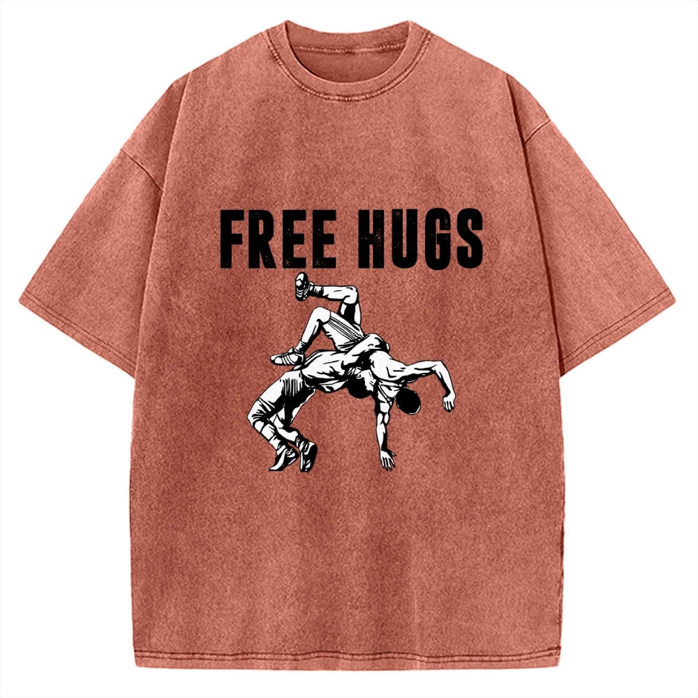 Free Hugs Vintage Washed T-shirt