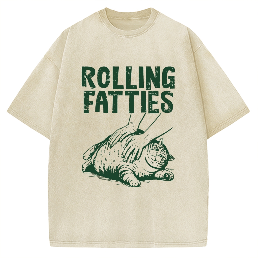 Rolling Fatties Vintage Washed T-shirt