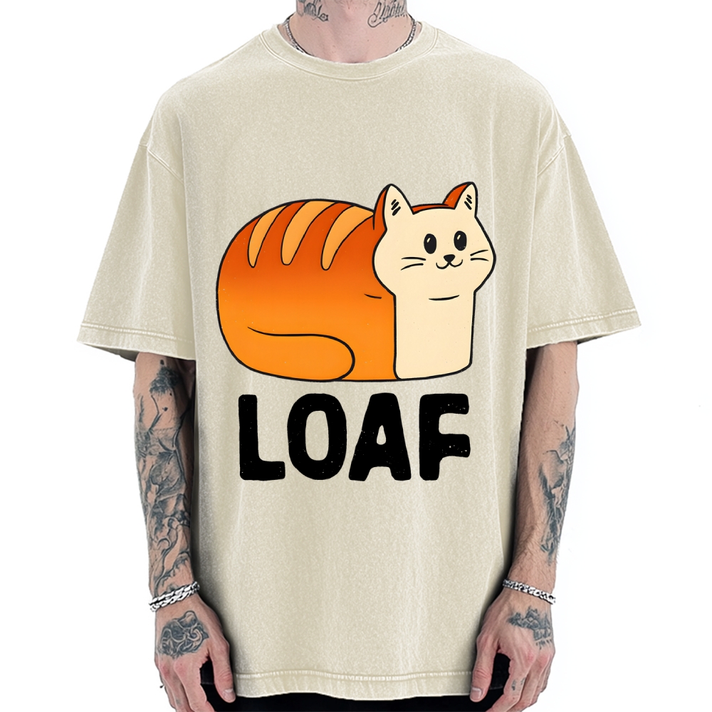 Loaf Cat Vintage Washed T-shirt