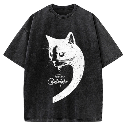 This Is A Catastrophe Vintage Washed T-shirt