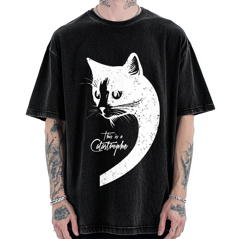 This Is A Catastrophe Vintage Washed T-shirt