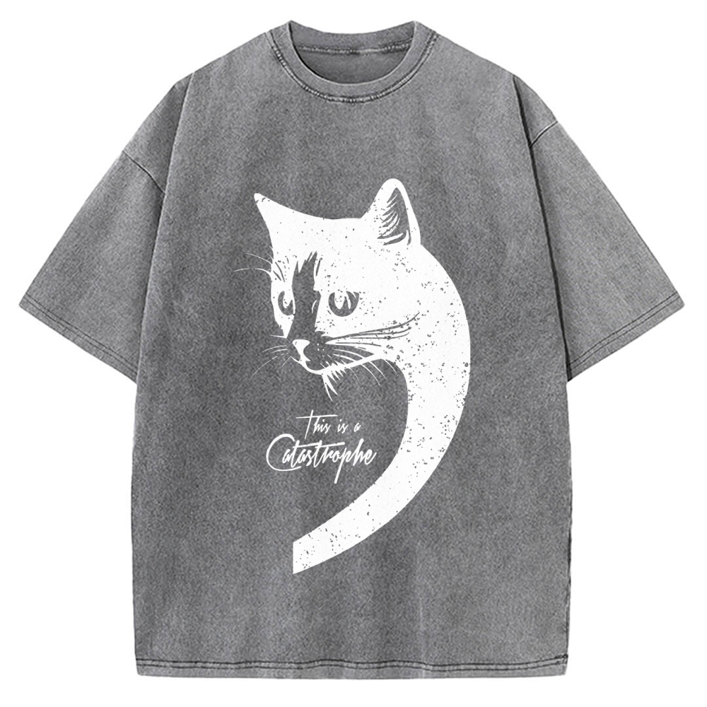 This Is A Catastrophe Vintage Washed T-shirt