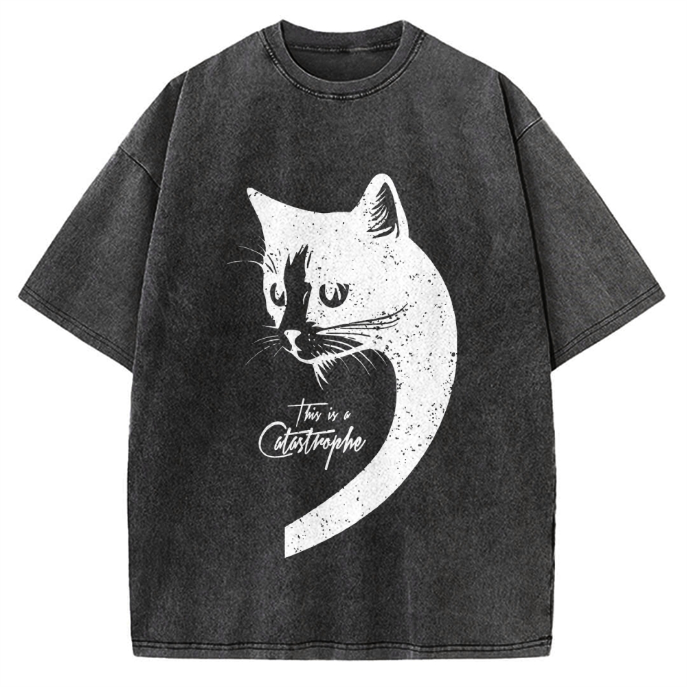 This Is A Catastrophe Vintage Washed T-shirt