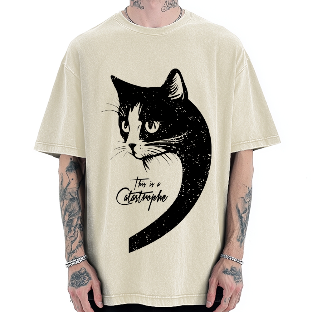 This Is A Catastrophe Vintage Washed T-shirt