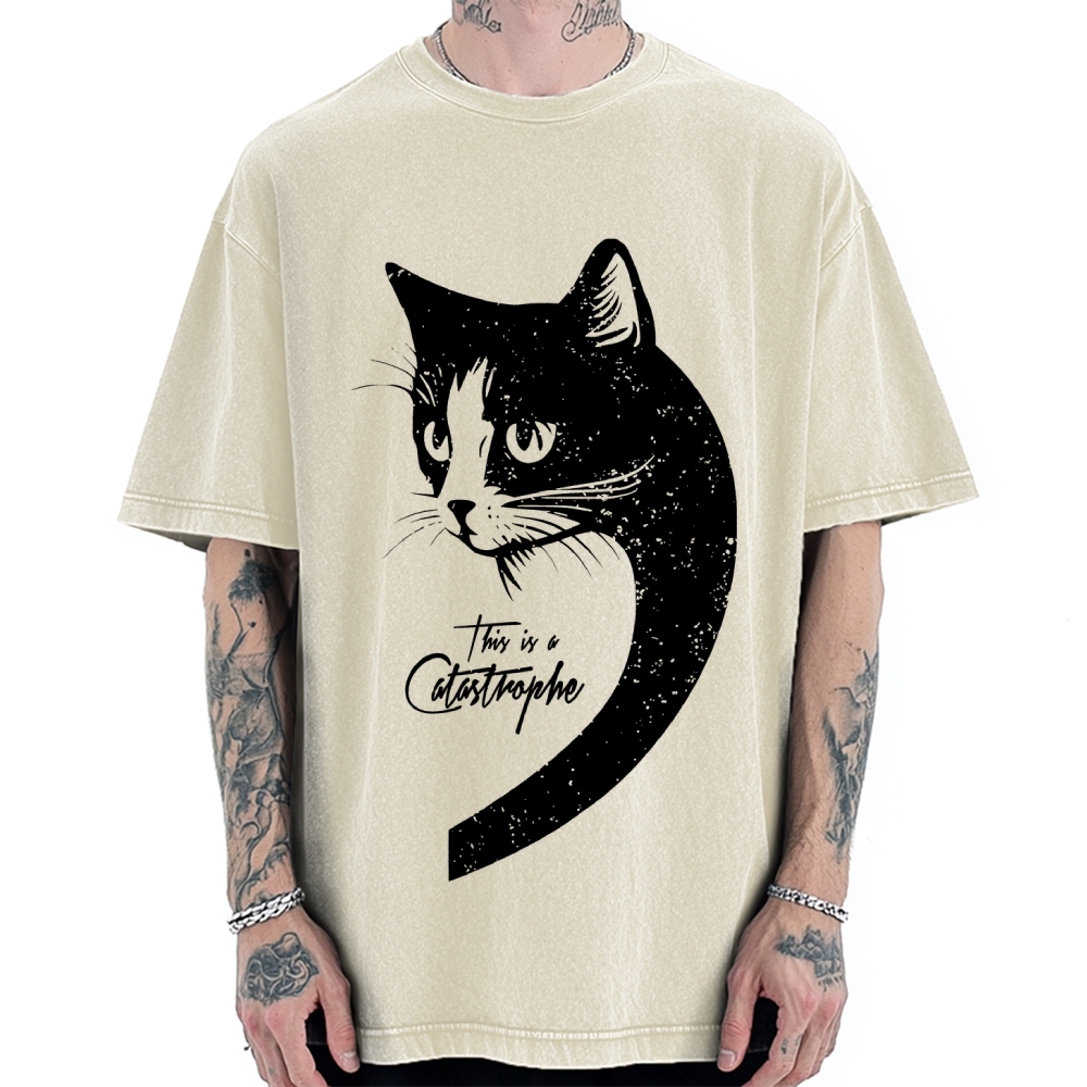 This Is A Catastrophe Vintage Washed T-shirt