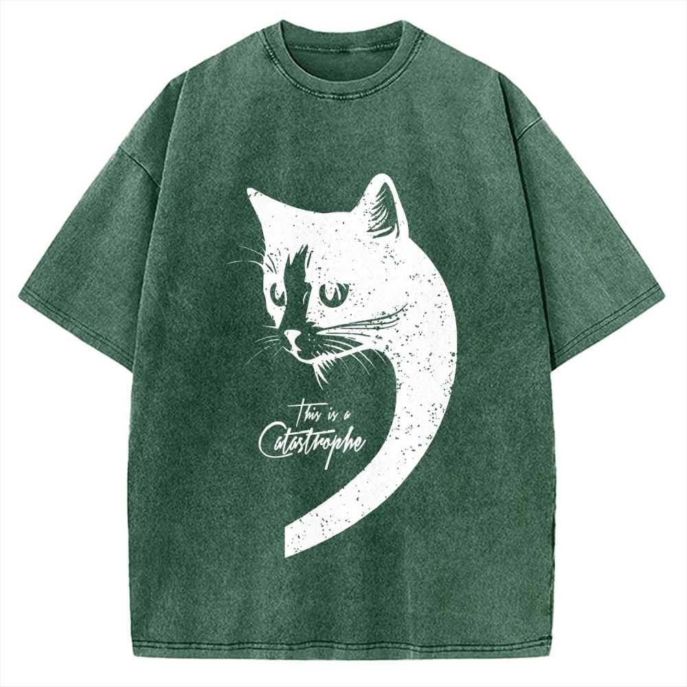 This Is A Catastrophe Vintage Washed T-shirt