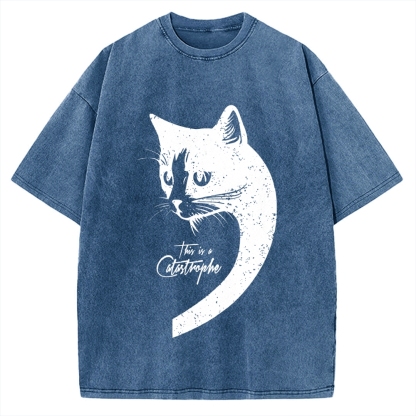 This Is A Catastrophe Vintage Washed T-shirt