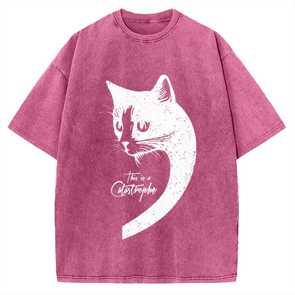 This Is A Catastrophe Vintage Washed T-shirt