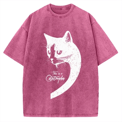 This Is A Catastrophe Vintage Washed T-shirt