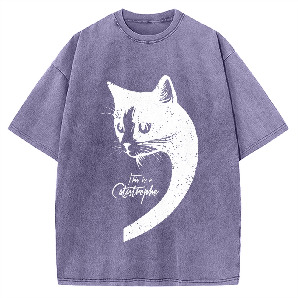 This Is A Catastrophe Vintage Washed T-shirt
