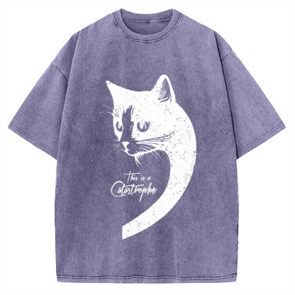 This Is A Catastrophe Vintage Washed T-shirt
