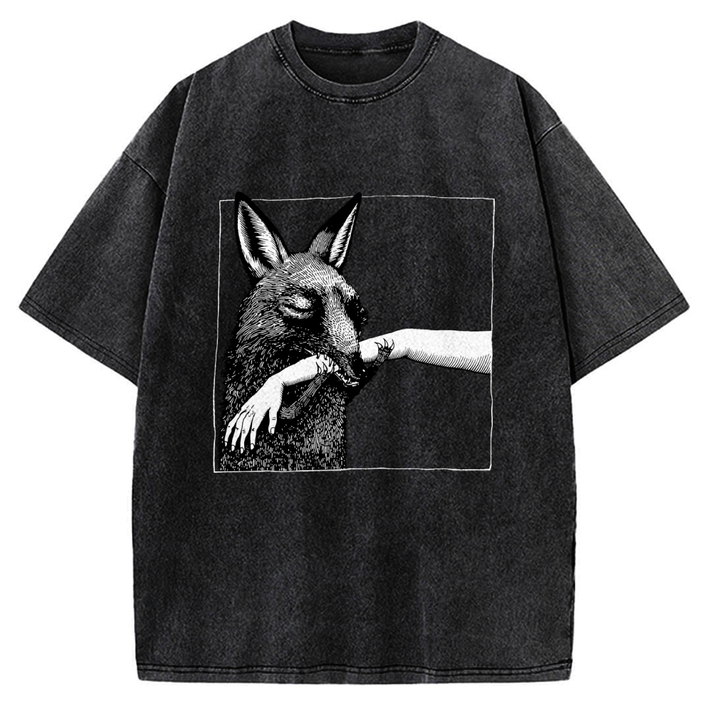 Biological bite marks Vintage Washed T-shirt