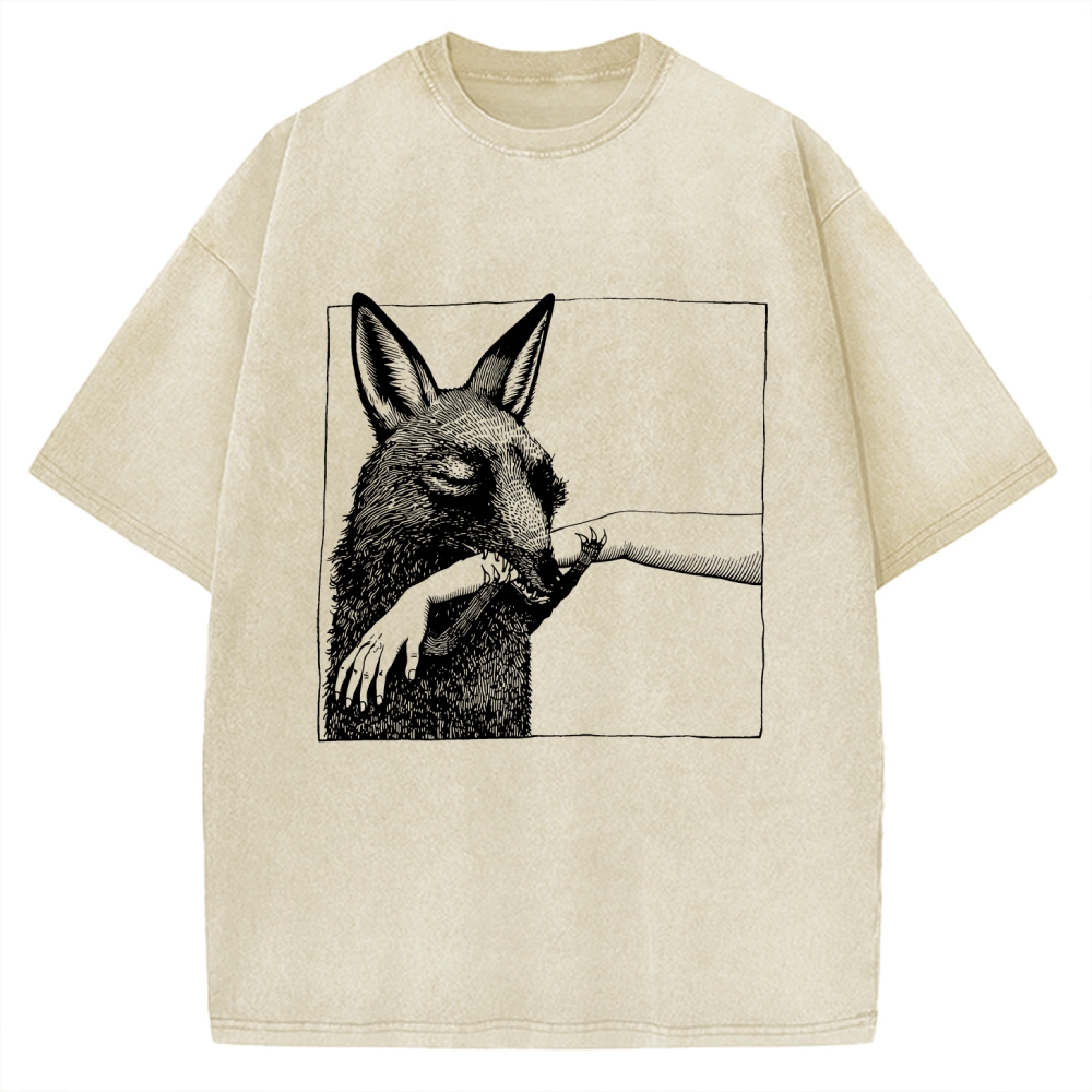 Biological bite marks Vintage Washed T-shirt