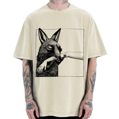 Biological bite marks Vintage Washed T-shirt