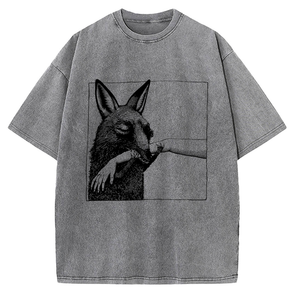 Biological bite marks Vintage Washed T-shirt