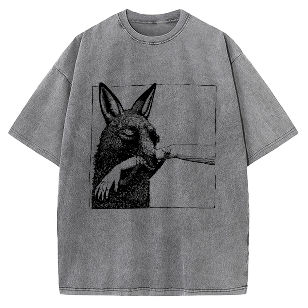 Biological bite marks Vintage Washed T-shirt