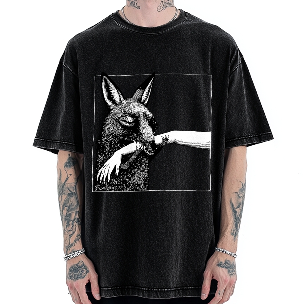 Biological bite marks Vintage Washed T-shirt