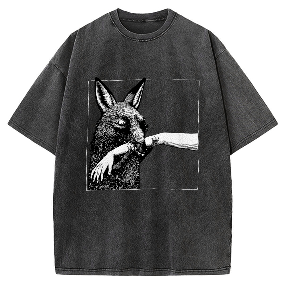 Biological bite marks Vintage Washed T-shirt