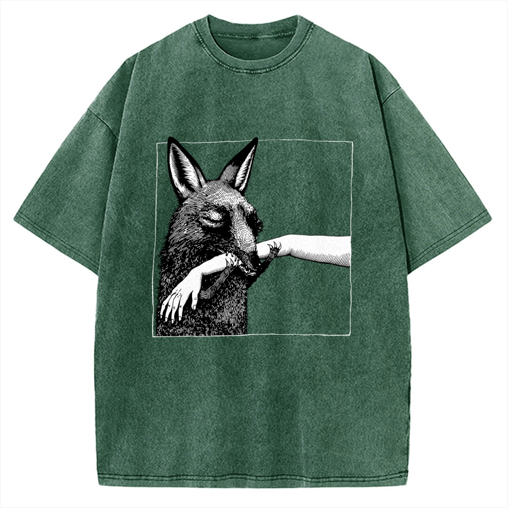 Biological bite marks Vintage Washed T-shirt