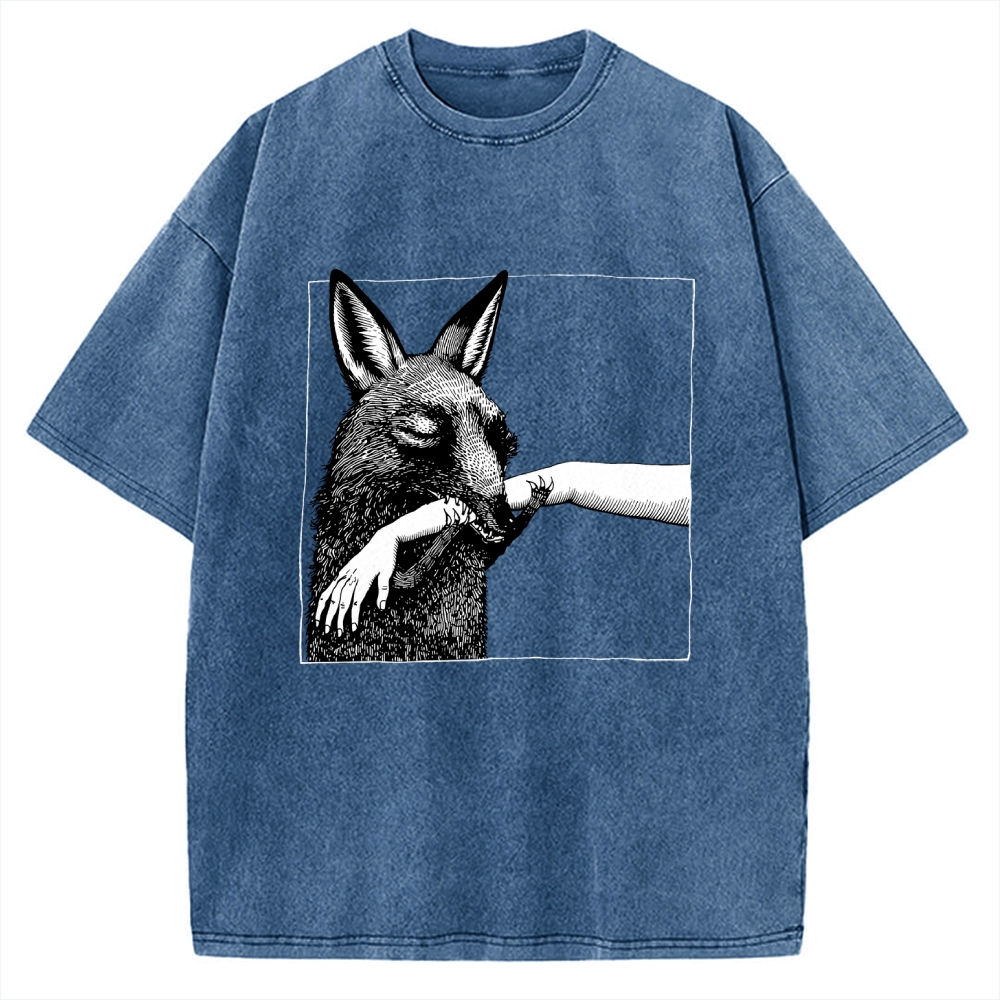 Biological bite marks Vintage Washed T-shirt
