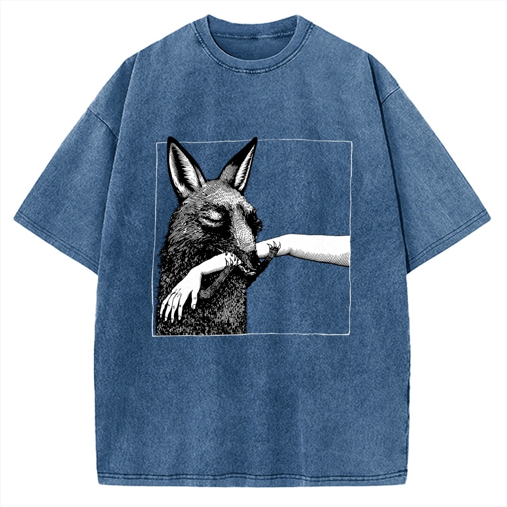 Biological bite marks Vintage Washed T-shirt