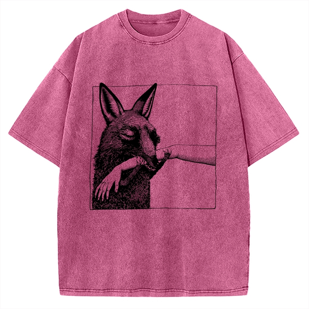 Biological bite marks Vintage Washed T-shirt