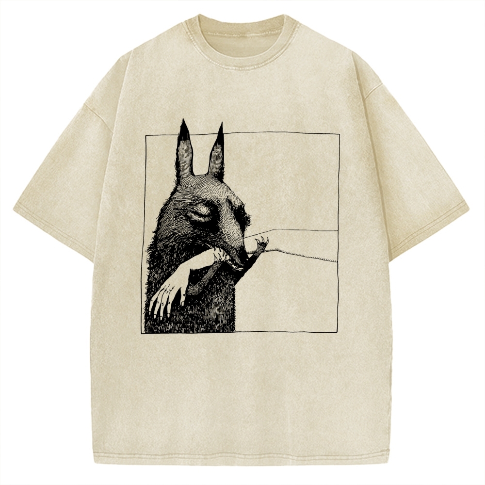Biological bite marks Vintage Washed T-shirt