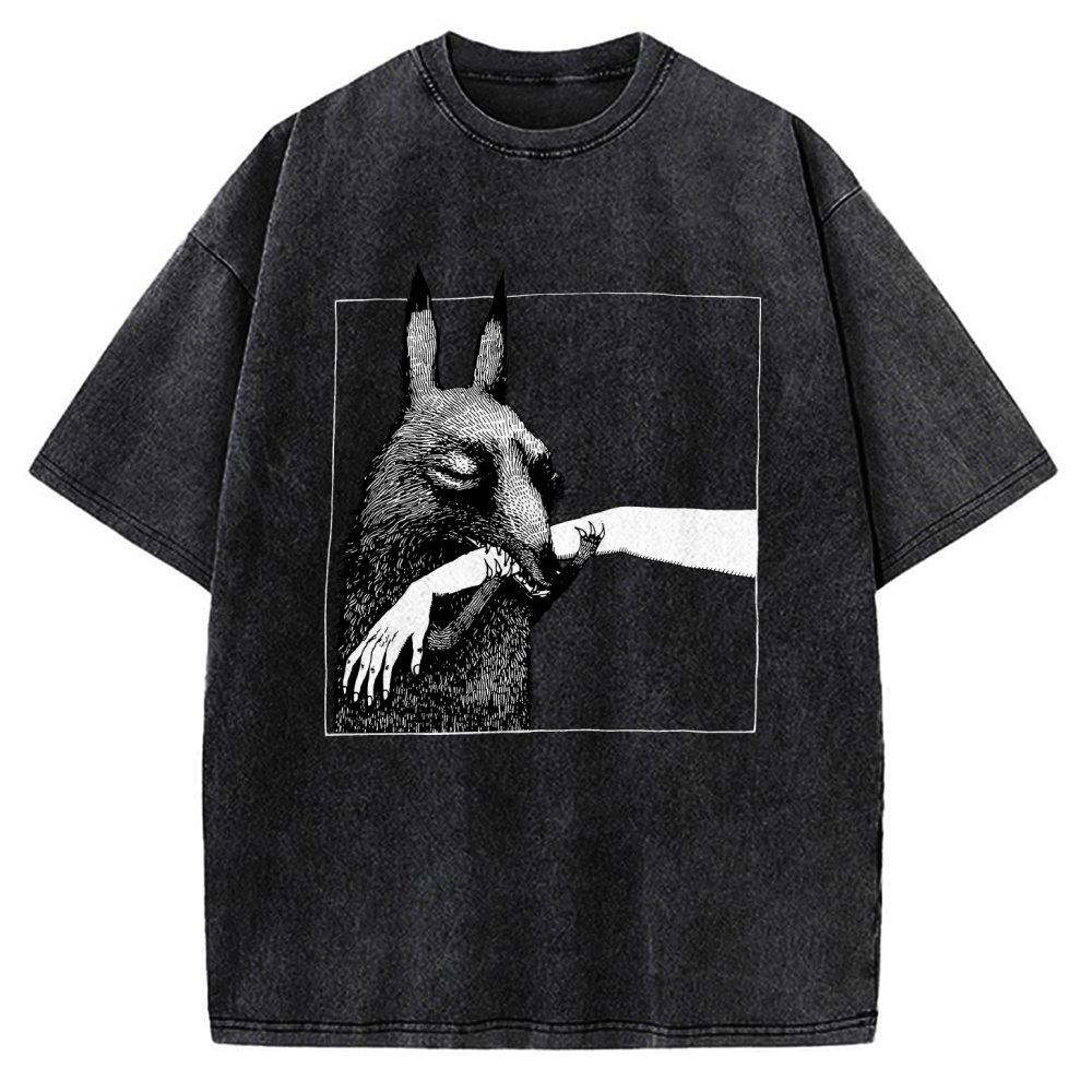 Biological bite marks Vintage Washed T-shirt