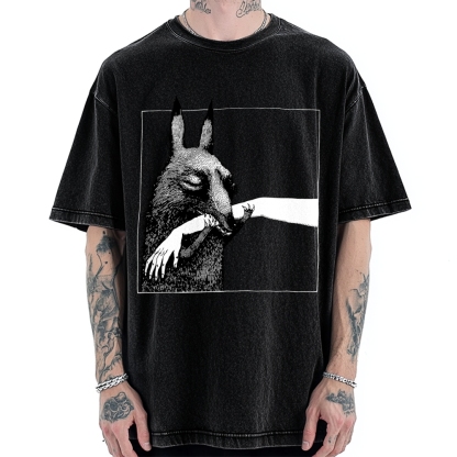 Biological bite marks Vintage Washed T-shirt