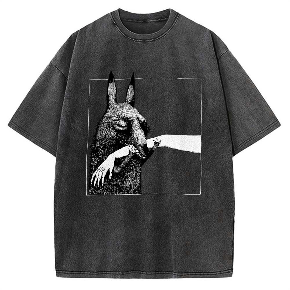 Biological bite marks Vintage Washed T-shirt
