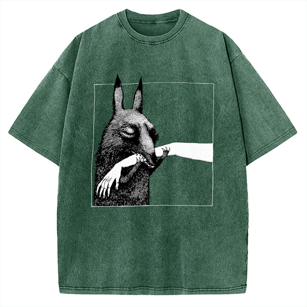 Biological bite marks Vintage Washed T-shirt
