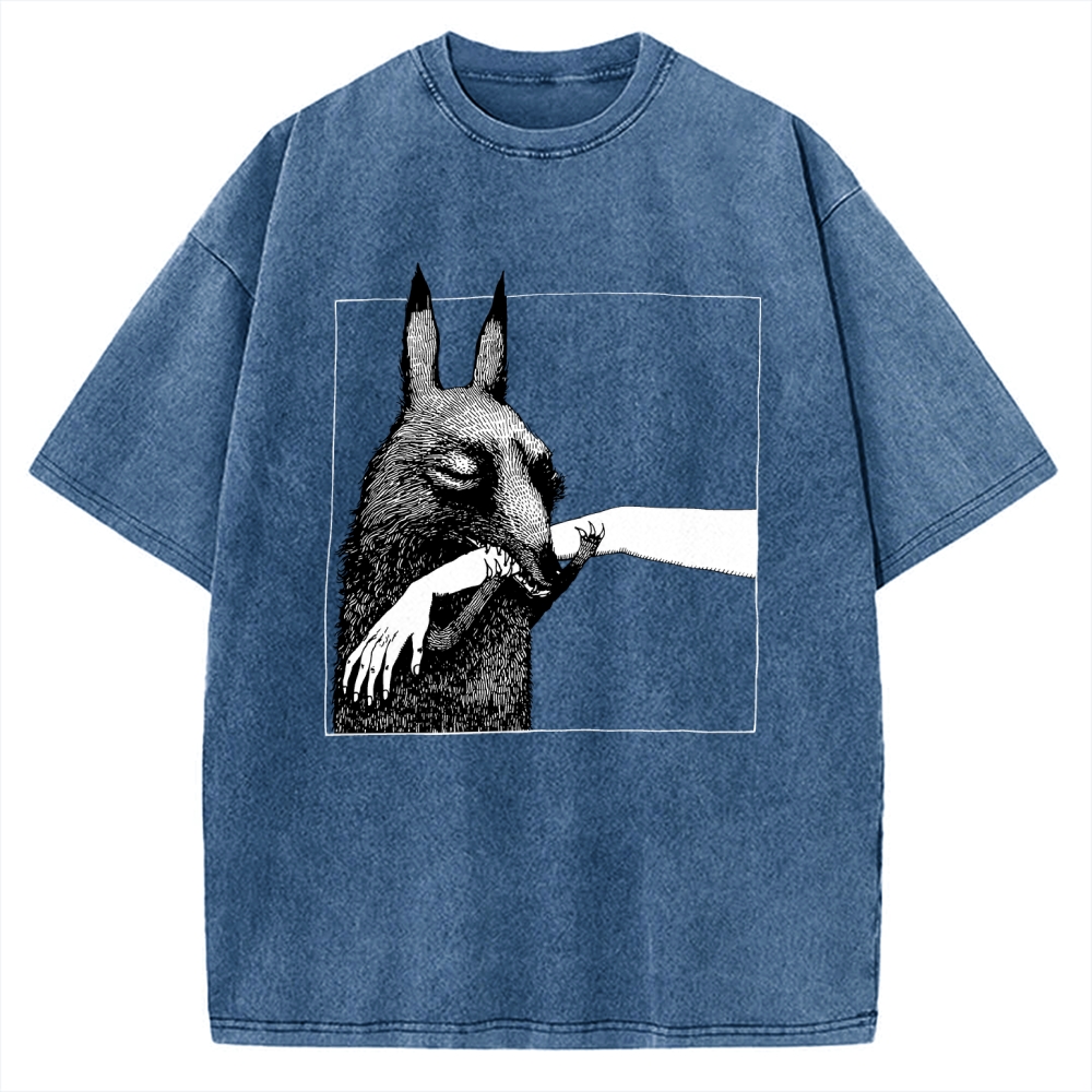 Biological bite marks Vintage Washed T-shirt