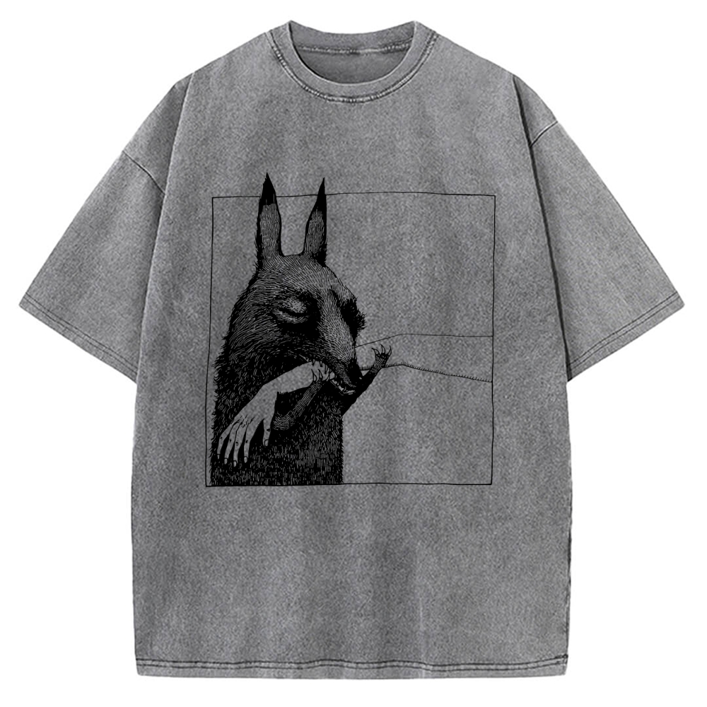 Biological bite marks Vintage Washed T-shirt