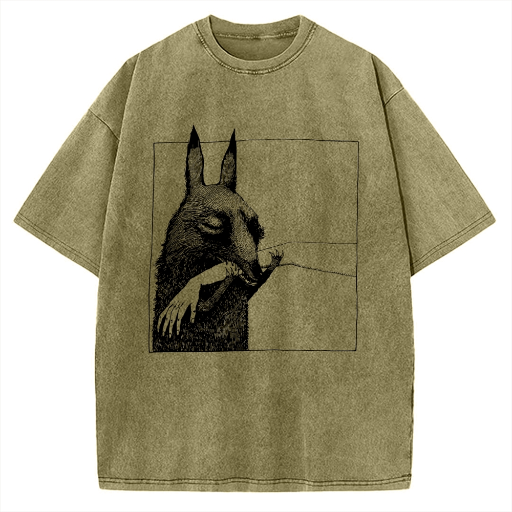 Biological bite marks Vintage Washed T-shirt