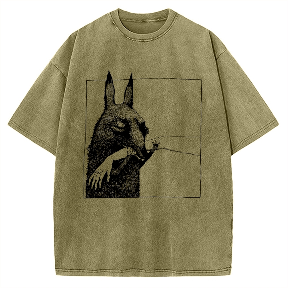 Biological bite marks Vintage Washed T-shirt