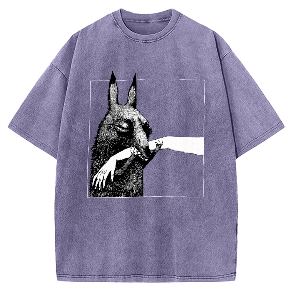Biological bite marks Vintage Washed T-shirt