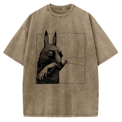 Biological bite marks Vintage Washed T-shirt